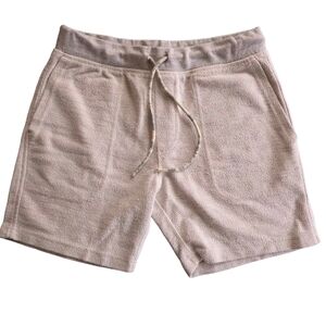 Chubbies Men's Terry Drawstring Shorts - Light Gray Size Medium